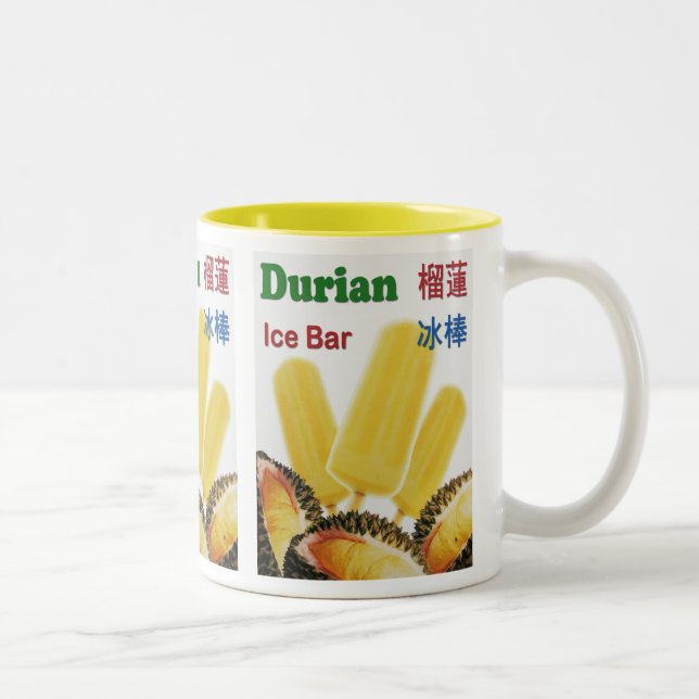 Durian Ice Pub Tropical Fruit Popsicle Två-Tonad Mugg (Höger)