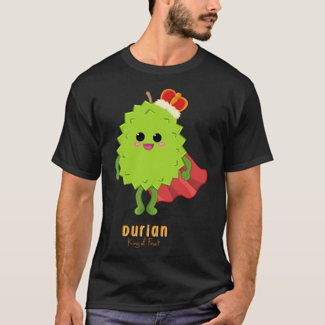 Durian Kung av frukt T Shirt (Framsida)