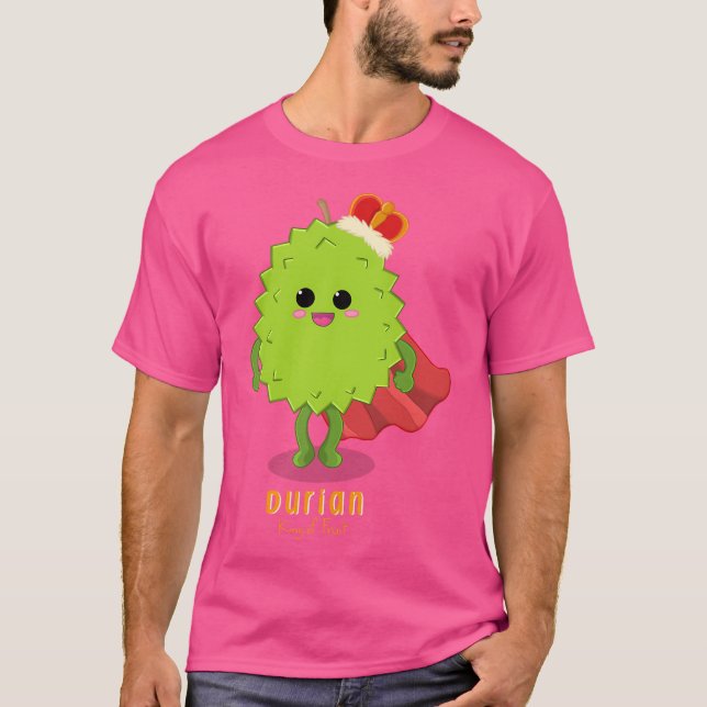 Durian Kung av frukt T Shirt (Framsida)