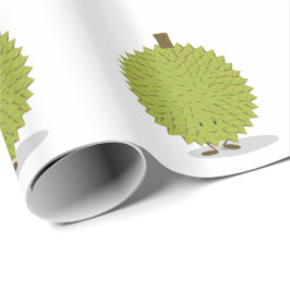 Durianfrukttecknade figurer presentpapper