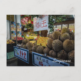 Durianvykort från Singapore Vykort
