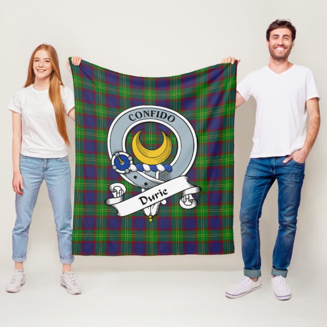 Durie Klan Badge Tartan Play Fleecefilt (På plats)
