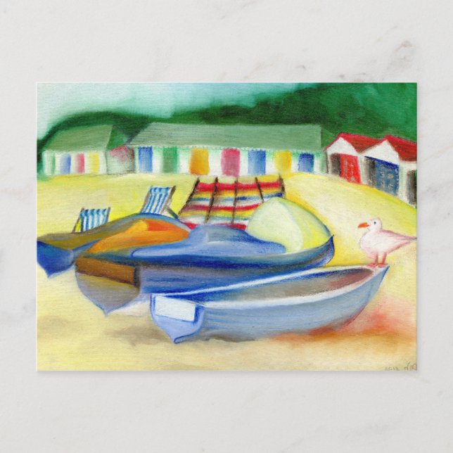 Durley Chine Fiskmås 2012 Vykort (Framsida)