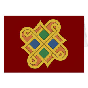 Durrow Knotwork 2016 Julkort Hälsningskort