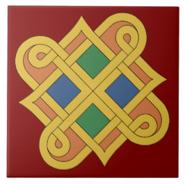 Durrow Knotwork 2016 Kakelplatta