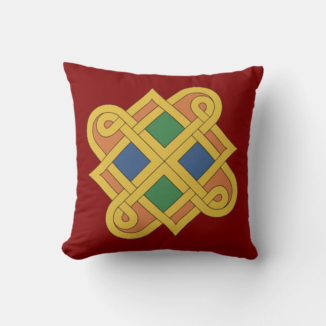 Durrow Knotwork 2016 Kudde (Framsida)