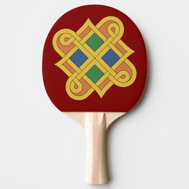 Durrow Knotwork 2016 Pingisracket (Framsidan)
