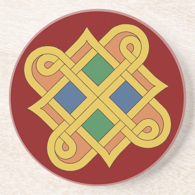 Durrow Knotwork 2016 Underlägg Sandsten (Framsidan)