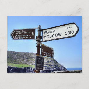Dursey Island till Moskva vykort