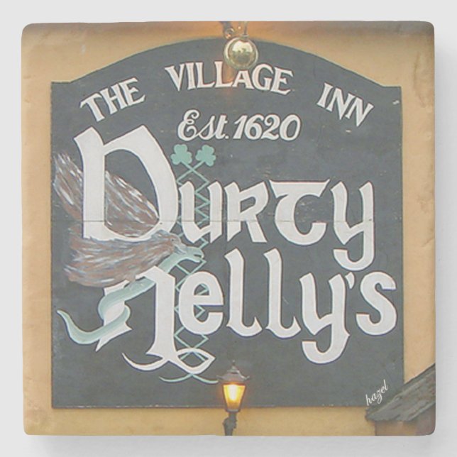 Durty Nellys, Bunratty, Co. Clare, Irland, Underlägg Sten (Framsidan)