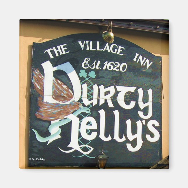 Durty Nellys Pub Sign Magnet (Framsidan)