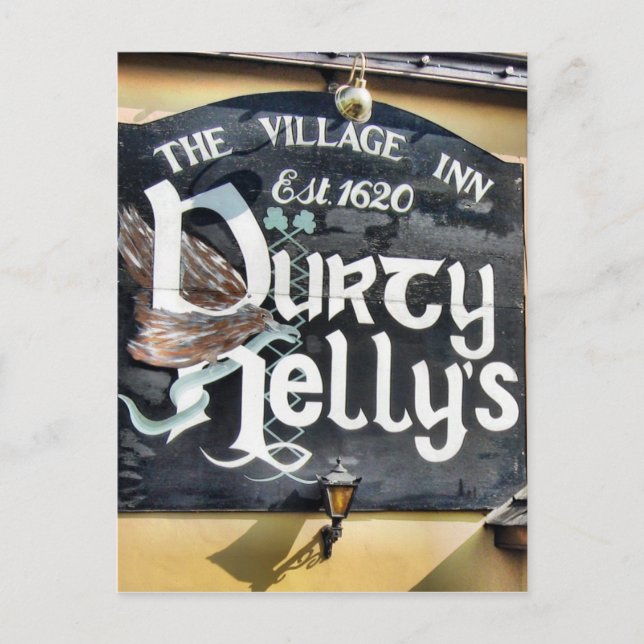 Durty Nellys vykort för pub (Framsida)
