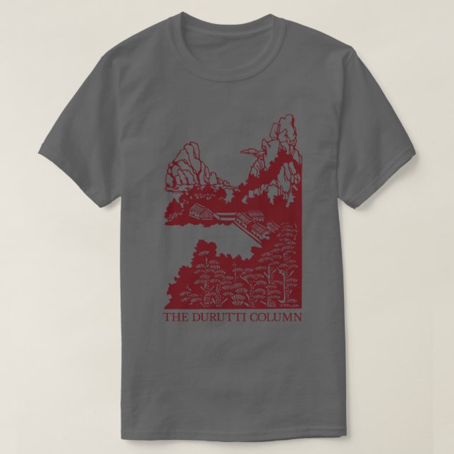 Durutti-kolonnen 80s Aesthetic Original Design T Shirt (Design framsida)