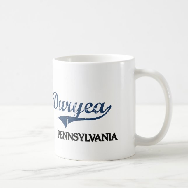 Duryea Pennsylvania stadsklassiker Kaffemugg (Höger)