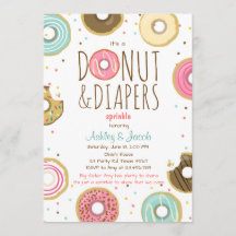 Dusch för Coed för munk- och blöjastänkinbjudan