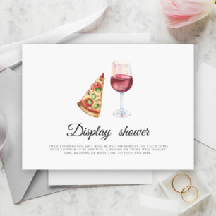 Dusch för Möhippan vin & Pizza Visning Tilläggskort
