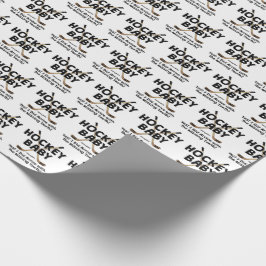 Dusch för pinnar för hockeybabyhockey presentpapper