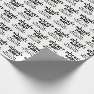 Dusch för pinnar för hockeybabyhockey presentpapper