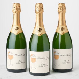 Dusch och skumma glänsande cocktail möhippa