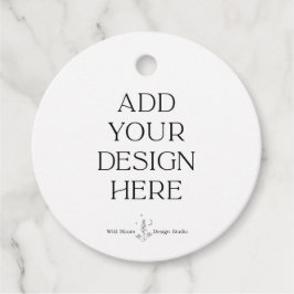 Dusch Tack Gavor Etiketter | Tryckta Cirkel Etiket