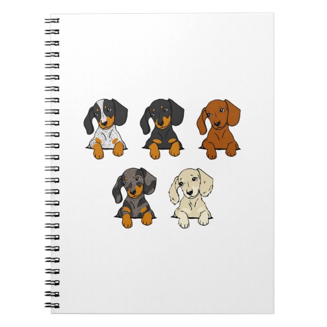 Duschhund Anteckningsbok (Framsidan)