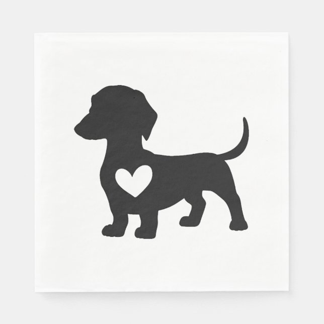 Duschhund       pappersservett (Framsidan)