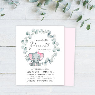 Duschinbjudan till Cute Elephant Flicka Par