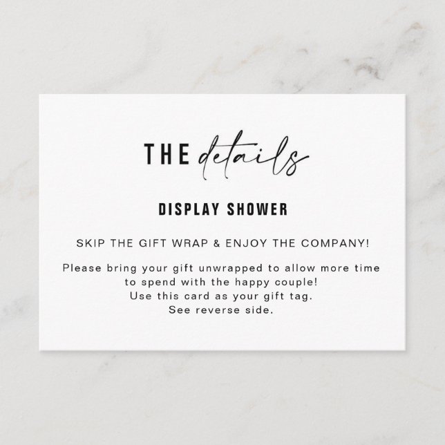 Duschinredning & presentkort | Medium Tilläggskort (Framsida)