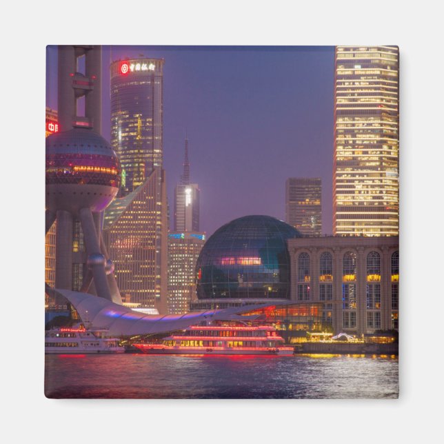 Dusjanghai, China Magnet (Framsidan)