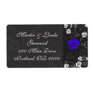 Dusk Blue Shipping Label v3 Fraktsedel