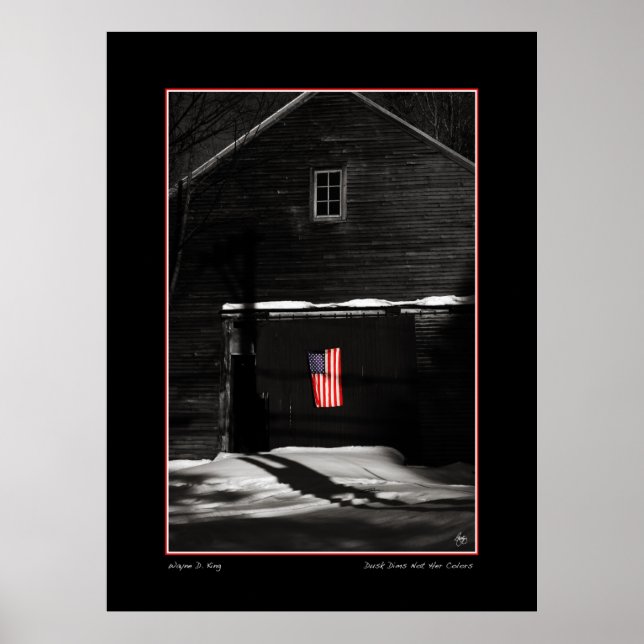 Dusk Dims Poster inte hennes Färg (Framsidan)