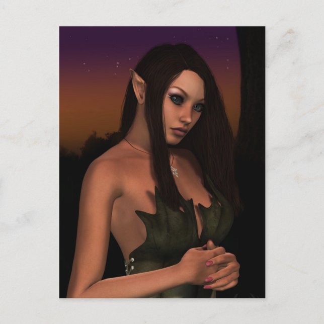 Dusk Elf Vykort (Framsida)