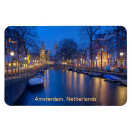 Dusk i Amsterdam Magnet