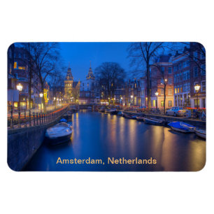 Dusk i Amsterdam Magnet