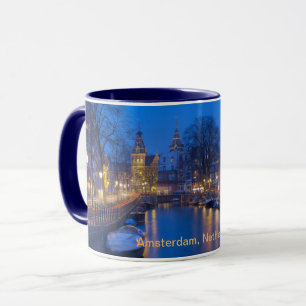 Dusk i Amsterdam Mugg