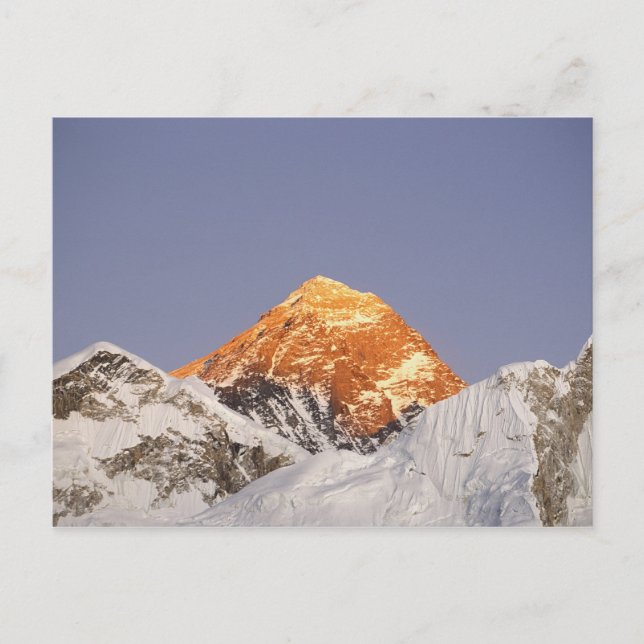 Dusk in Mount Everest, Nepal Vykort (Framsida)