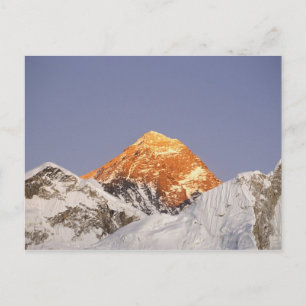Dusk in Mount Everest, Nepal Vykort