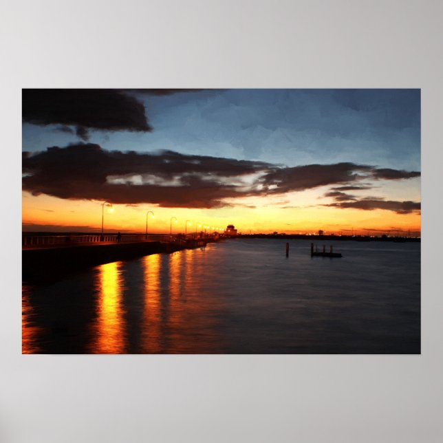 Dusk-målning Poster (Framsidan)