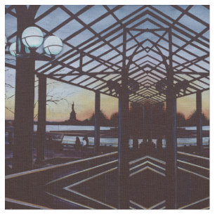 Dusk på Freedom's Birthplace, Ellis Island Tyg