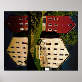 Dusk på kanalen poster