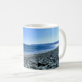 Dusk på Malibu Beach Kaffemugg