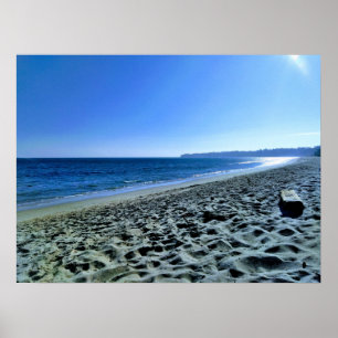 Dusk på Malibu Beach Poster
