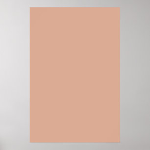 Dusk Peach Mode Färg Trend 2014 Customized Poster
