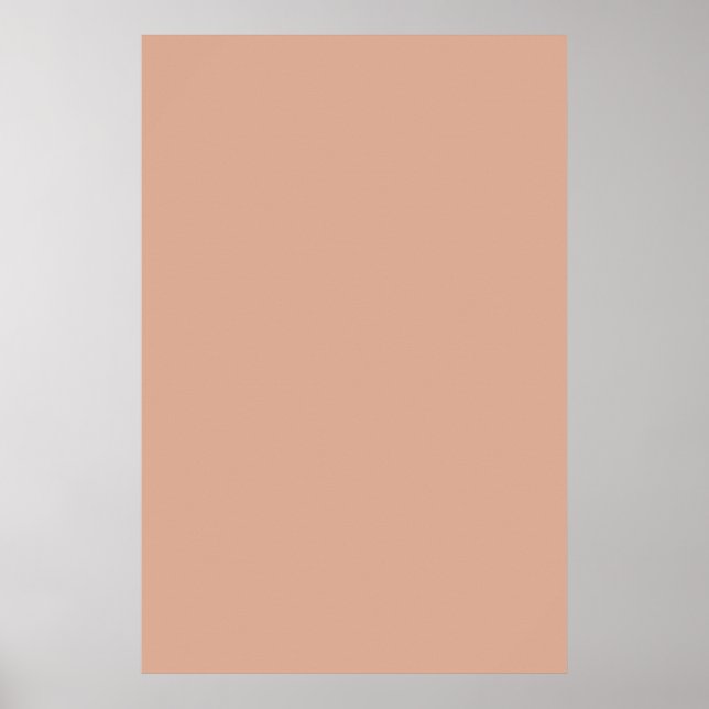 Dusk Peach Mode Färg Trend 2014 Customized Poster (Framsidan)