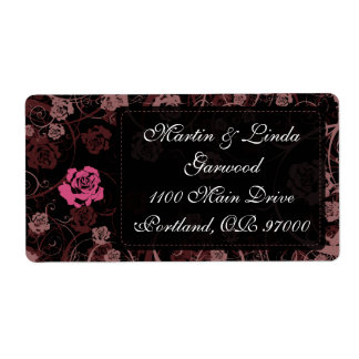 Dusk Romance Shipping Label v2 Fraktsedel