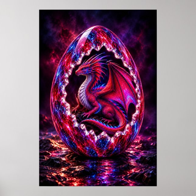 Duskfire Drakägg Poster (Framsidan)