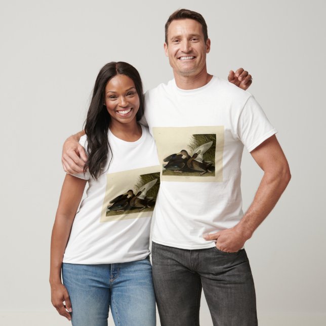 Dusky Anka - från John Audubon's Birds of America T Shirt (Unisex)