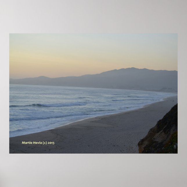 Dusky Beach Poster (Framsidan)
