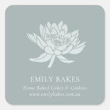 DUSKY BLUE LOTUS BLOMMIGT Business PROFESSIONELL