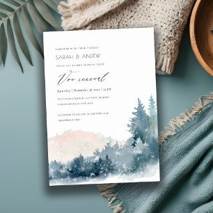 DUSKY BLUE MOUNTAINS VOW RENEWAL INBJUDAN